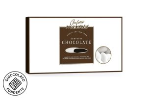 CONFEZIONE CONFETTI CIOCCOLATO FONDENTE BIANCO KG. 1 CIOB