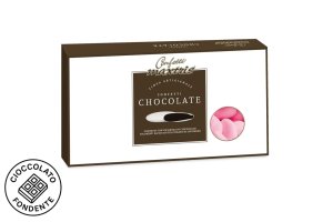 CONFETTI CIOCCOLATO FONDENTE ROSA PZ240 CIOR - 1 KG