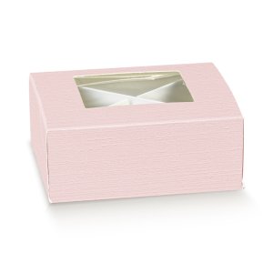 10 PRATICA CON FINESTRA E DIVISORI 80X80X30 FIBRA ROSA 100067C