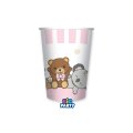 6 BICCHIERI TEDDY FRIENDS ROSA 77082