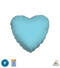 PALLONE FOIL MINI SHAPE CUORE CELESTE CHIARO LK02052-01