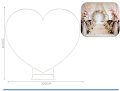 STRUTTURA IN FERRO A CUORE BIANCA 200X200 41782