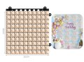 SET 48 PANNELLI PAILLETTES 30X30 CHAMPAGNE 41930