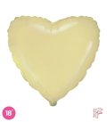 PALLONE FOIL 18" CUORE CREMA B2001500SCFX