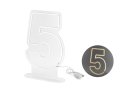 NEON LED NUMERO 5 CM50 NEON3-5