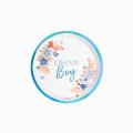 8 PIATTI ZZURRO METAL OH MY BOY 1191086