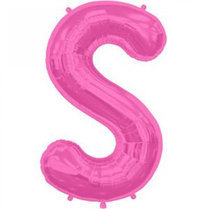 PALLONE LETTERA S CM.35 MAGENTA 5NS00523