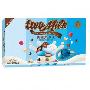 CONFEZIONE CONFETTI TWO MILK SFUMATO AZZURRO TWOSFUC KG.1