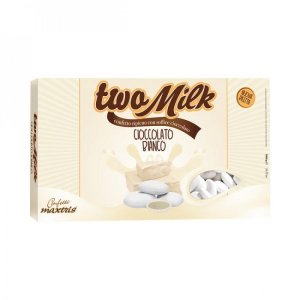 CONFEZIONE CONFETTI TWO MILK CIOCCOLATO BIANCO KG.1 TWOCIOB