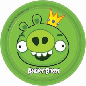 8 PIATTI CM.18 ANGRY BIRDS 00800
